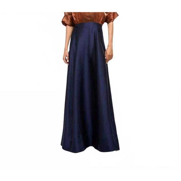 STAUD Dresses & Skirts - NEW STAUD shubert dress in iridescent cacao/midnight